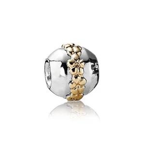 (Bild für) PANDORA Saturn-Blumen-Charm - 790179