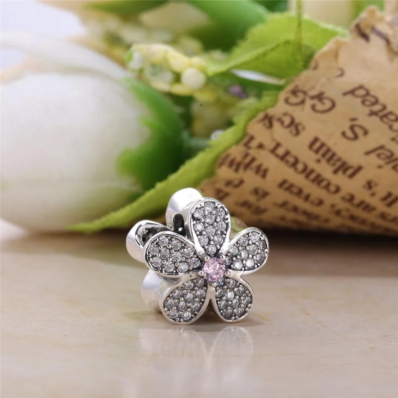 (Bild für) PANDORA Schillernder Gänseblümchen-Charm mit Diamanten - 791480CZ - Ansicht 4