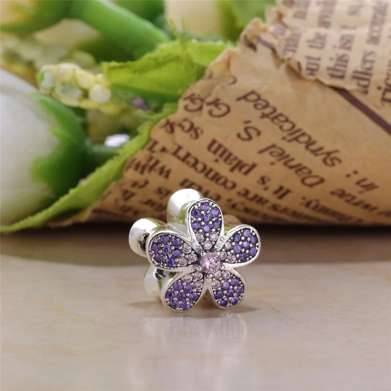 (Bild für) PANDORA Schillernder Gänseblümchen-Charm mit Diamanten - 791480CZ - Ansicht 5