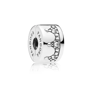 (Bild für) PANDORA Schillernder Kronenclip, klare CZ - 797634CZ