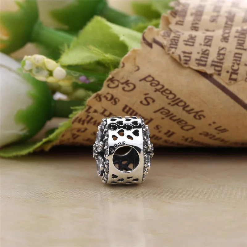 (Bild für) PANDORA Schillernder Schneeflocken-Charm, klare CZ - PX00307-1 - Ansicht 3