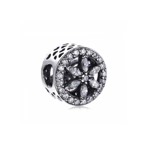 (Bild für) PANDORA Schillernder Schneeflocken-Charm, klare CZ - PX00307-1