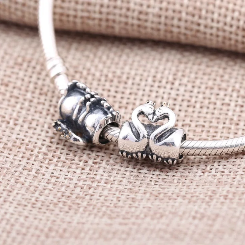 (Bild für) PANDORA Schwanenumarmungs-Charm - 791189 - Ansicht 2