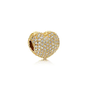 (Bild für) PANDORA Shine Pave Open My Heart Clip-Charm - 767156CZ