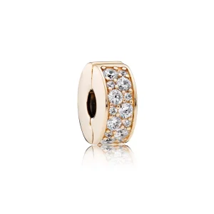 (Bild für) PANDORA Shining Elegance Clip, 14K Gold, klare CZ - 750842CZ