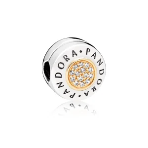 (Bild für) PANDORA Signature Clear CZ Clip - 796229CZ