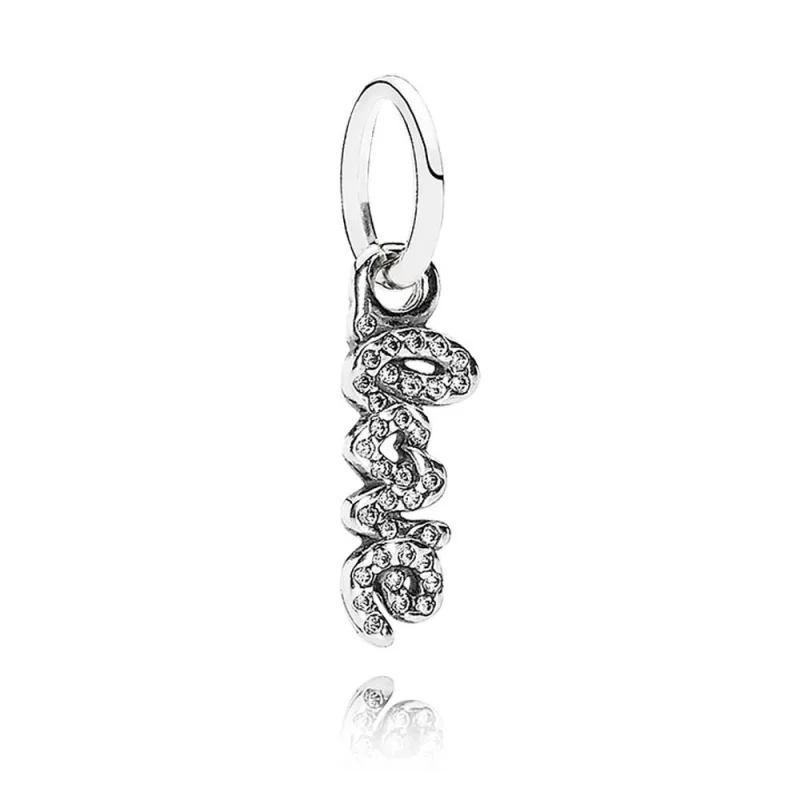 (Bild für) PANDORA Signature of Love, Anhänger mit klarem Cz-Anhänger - 791428cz