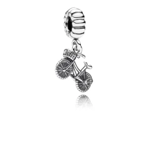(Bild für) Pandora Silber Fahrrad-Anhänger-Charm - 791266