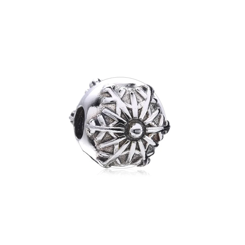 (Bild für) Pandora-Silber-Schneeflocken-Clip-Charm - 791232A
