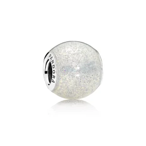 (Bild für) PANDORA Silberner Glitzerkugel-Charm 796327EN144 - 796327EN144