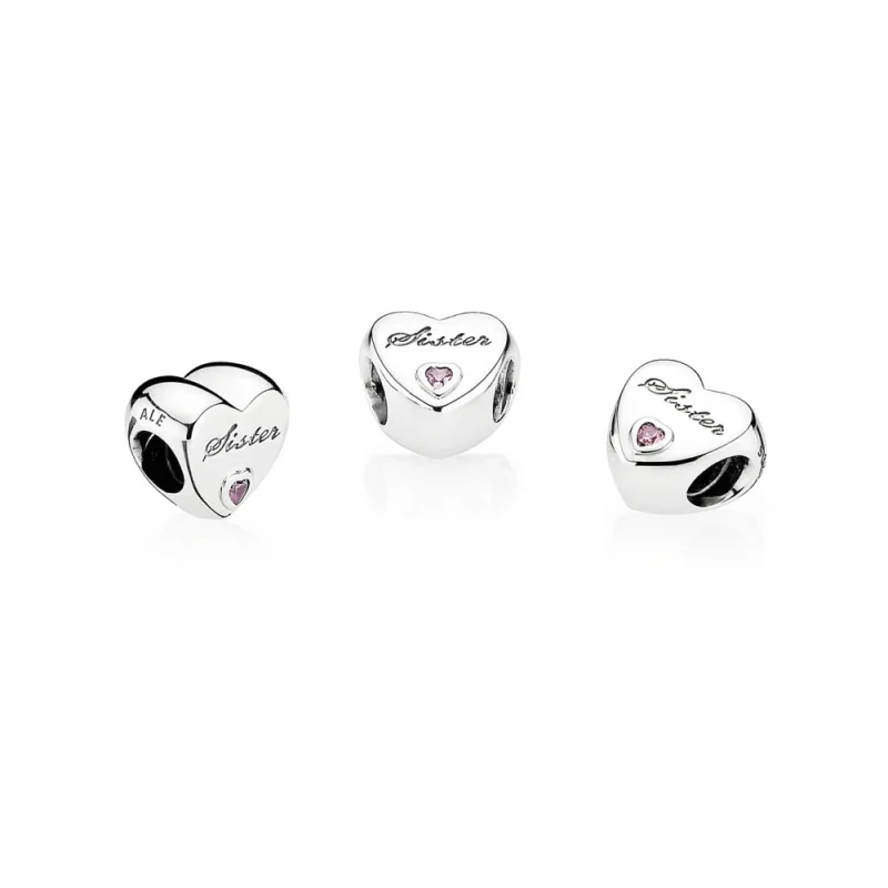 (Bild für) PANDORA Sister's Love Charm - 791946PCZ - Ansicht 2