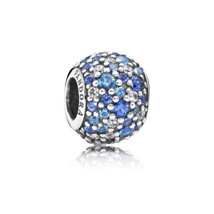 (Bild für) PANDORA Sky-Mosaik-Pavé-Kugel-Charm - 791261NSBMX