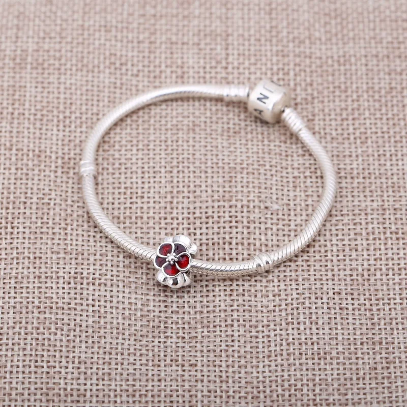 (Bild für) PANDORA Spacer-Charm „British Rose“. - 790897EN07 - Ansicht 2