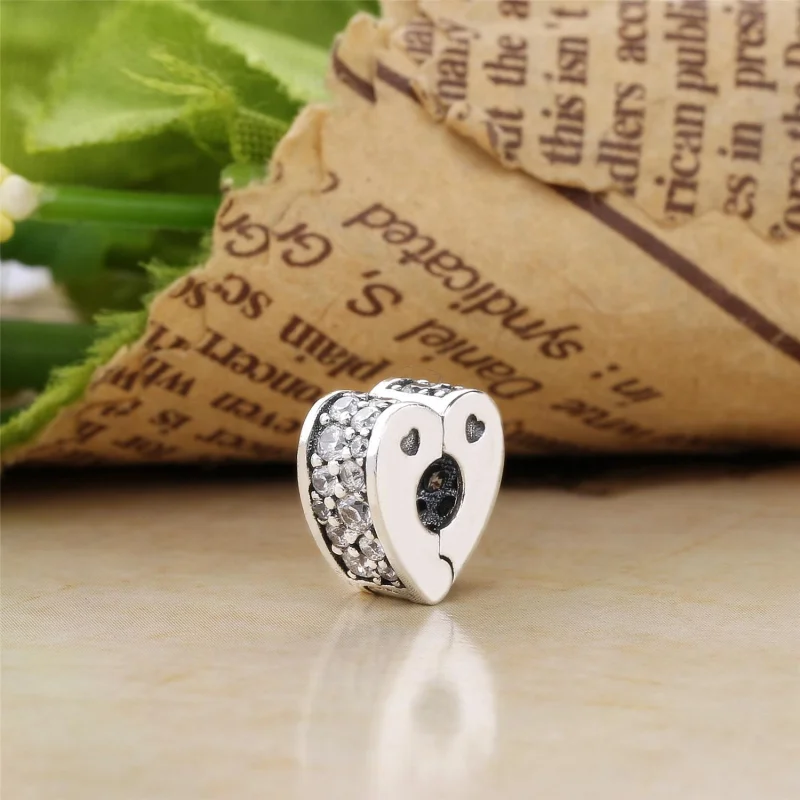 (Bild für) PANDORA Sparkling Arcs of Love Clip, klare CZ - 797020CZ - Ansicht 3