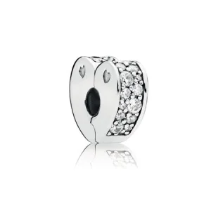 (Bild für) PANDORA Sparkling Arcs of Love Clip, klare CZ - 797020CZ