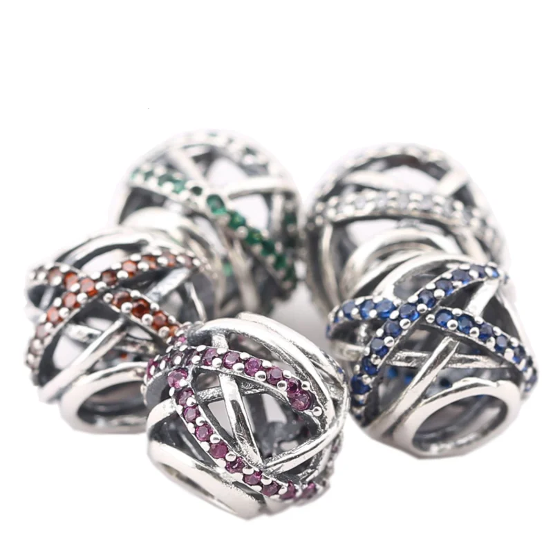 (Bild für) PANDORA Sparkling Galaxy Openwork-Charm - 791388CZ - Ansicht 5