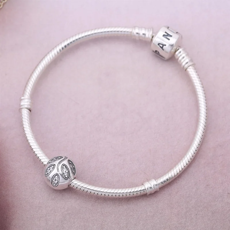(Bild für) PANDORA Sparkling Leaves Clip - 791416CZ - Ansicht 2