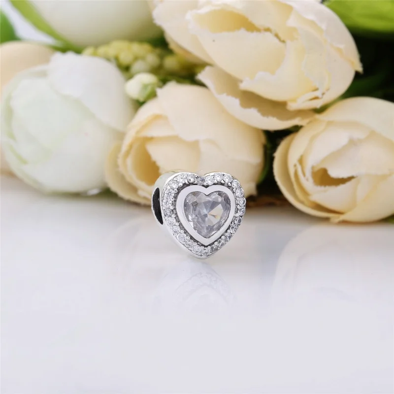 (Bild für) PANDORA Sparkling Love Charm, klare CZ - 797608CZ - Ansicht 3