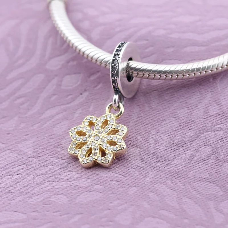 (Bild für) PANDORA Spitzen-Botanique-Anhänger-Charm - 791757CZ - Ansicht 2