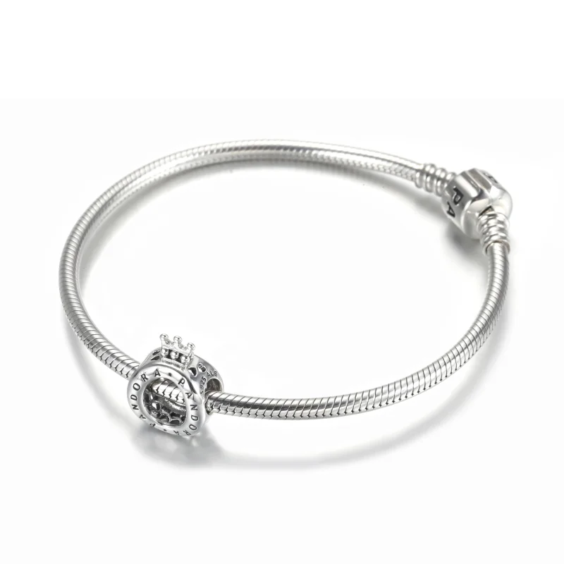 (Bild für) PANDORA Sterling Silber „O“-Kronen-Charm - 797401 - Ansicht 3