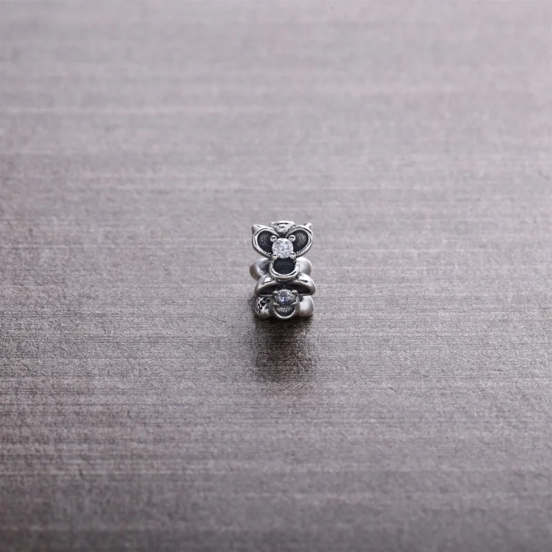 (Bild für) PANDORA Stiefmütterchen Blumen Charm Spacer,Pandora Blumen Spacer - 790861TCZ - Ansicht 3