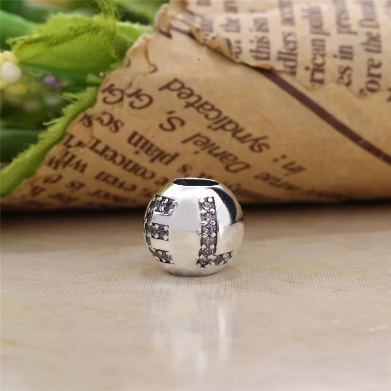 (Bild für) PANDORA Surrounded By Love Charm, Pink CZ - 791196PCZ - Ansicht 3