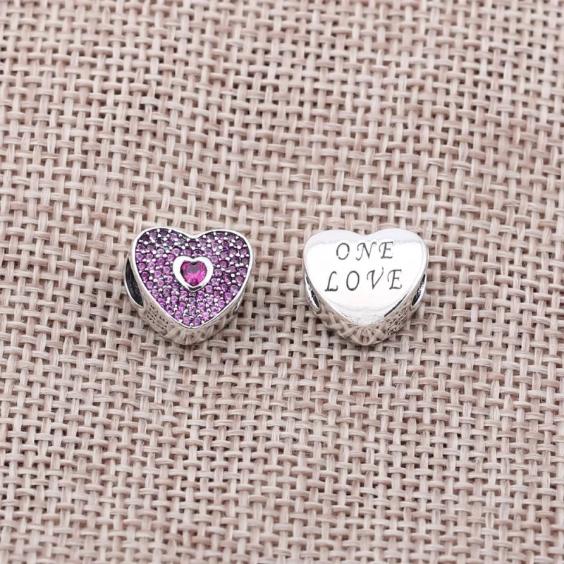 (Bild für) PANDORA Sweet Heart Charm - 791555CZS - Ansicht 2