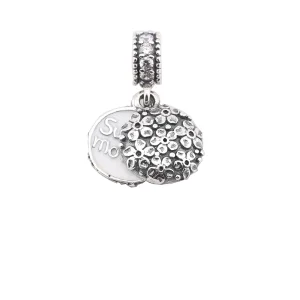 (Bild für) PANDORA Sweet Mother White Anhänger-Charm - 791285CZA