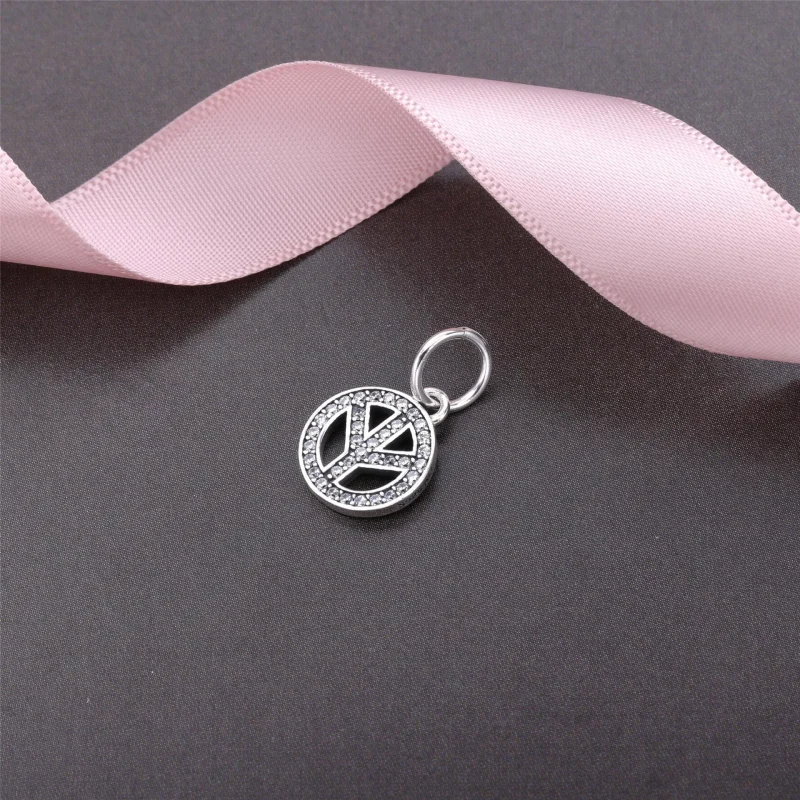 (Bild für) PANDORA Symbol des Friedens, klarer CZ-Anhänger - 791308CZ - Ansicht 2