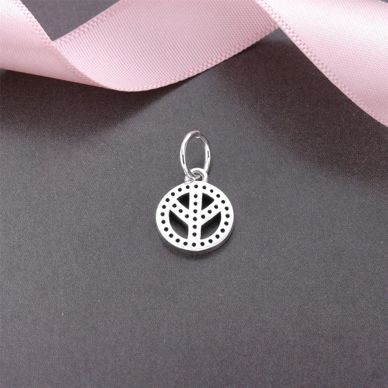 (Bild für) PANDORA Symbol des Friedens, klarer CZ-Anhänger - 791308CZ - Ansicht 3