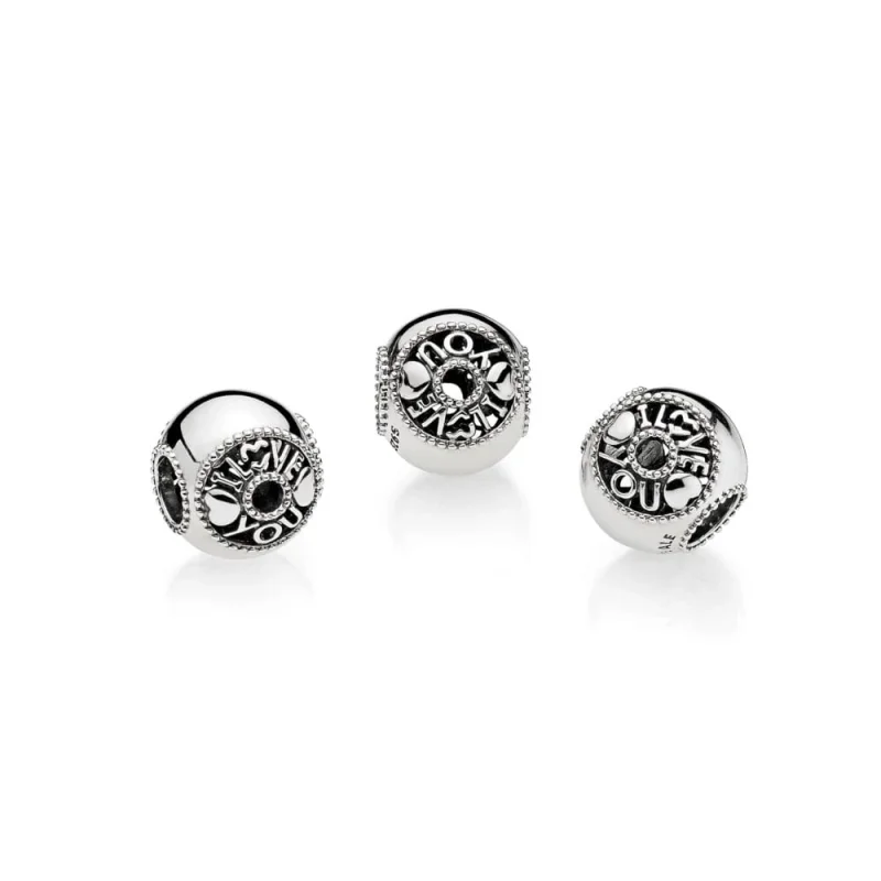 (Bild für) PANDORA Talk About Love Charm - 796601 - Ansicht 2