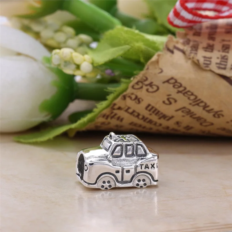 (Bild für) PANDORA Taxi Charm, gelbe Emaille - 791221EN20 - Ansicht 2