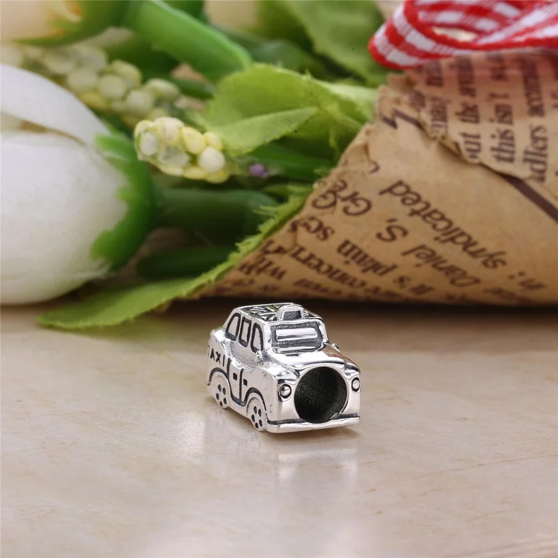 (Bild für) PANDORA Taxi Charm, gelbe Emaille - 791221EN20 - Ansicht 3