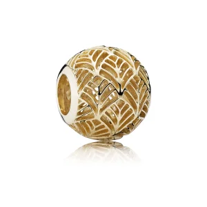 (Bild für) PANDORA Tropicana Palmblatt, 14K Gold Charm - 750834