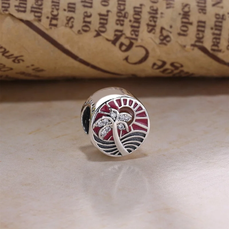(Bild für) PANDORA Tropischer Sonnenuntergang-Charm - 792116ENMX - Ansicht 2