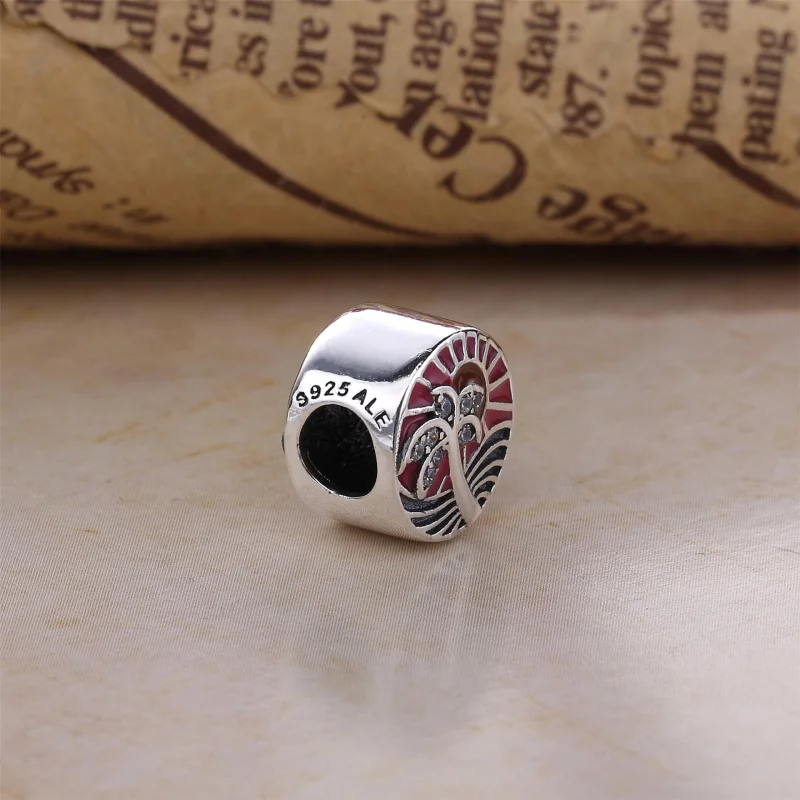 (Bild für) PANDORA Tropischer Sonnenuntergang-Charm - 792116ENMX - Ansicht 3
