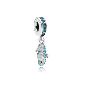 (Bild für) PANDORA Tropisches Seepferdchen-Anhänger-Charm - 791311MCZ