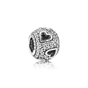 (Bild für) PANDORA Tumbling Hearts Charm - 791426CZ