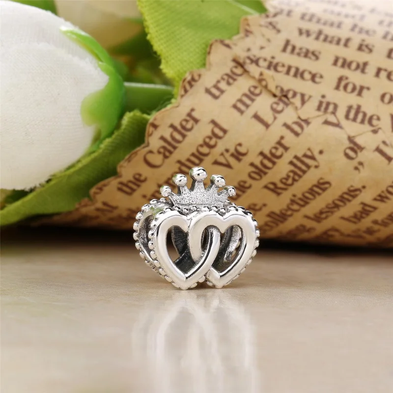 (Bild für) PANDORA United Regal Hearts Charm - 797670 - Ansicht 2