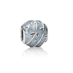 (Bild für) PANDORA Vines, Hellblauer Emaille-Charm - 790525EN18