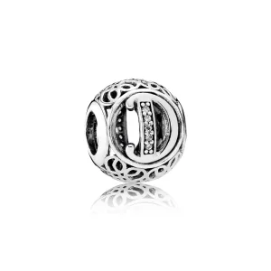 (Bild für) PANDORA Vintage Buchstabe D Charm - 791848cz