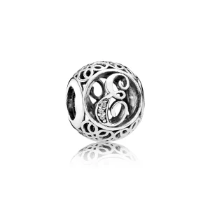 (Bild für) PANDORA Vintage Buchstabe E Charm - 791849cz
