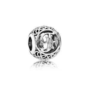 (Bild für) PANDORA Vintage Buchstabe F Charm - 791850cz