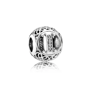 (Bild für) PANDORA Vintage Buchstabe I Charm - 791853cz