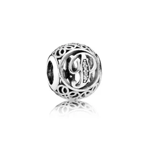 (Bild für) PANDORA Vintage Buchstabe P Charm - 791860cz