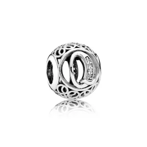(Bild für) PANDORA Vintage Buchstabe Q Charm - 791861cz