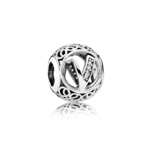 (Bild für) PANDORA Vintage Buchstabe V Charm - 791866cz