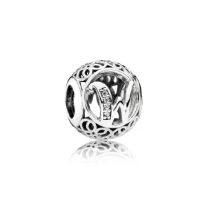 (Bild für) PANDORA Vintage Buchstabe W Charm - 791867cz