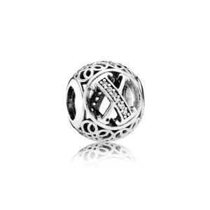(Bild für) PANDORA Vintage Buchstabe X Charm - 791868cz