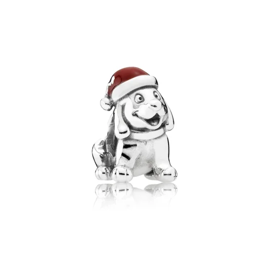 (Bild für) PANDORA Weihnachts-Welpen-Charm - 791769EN39
